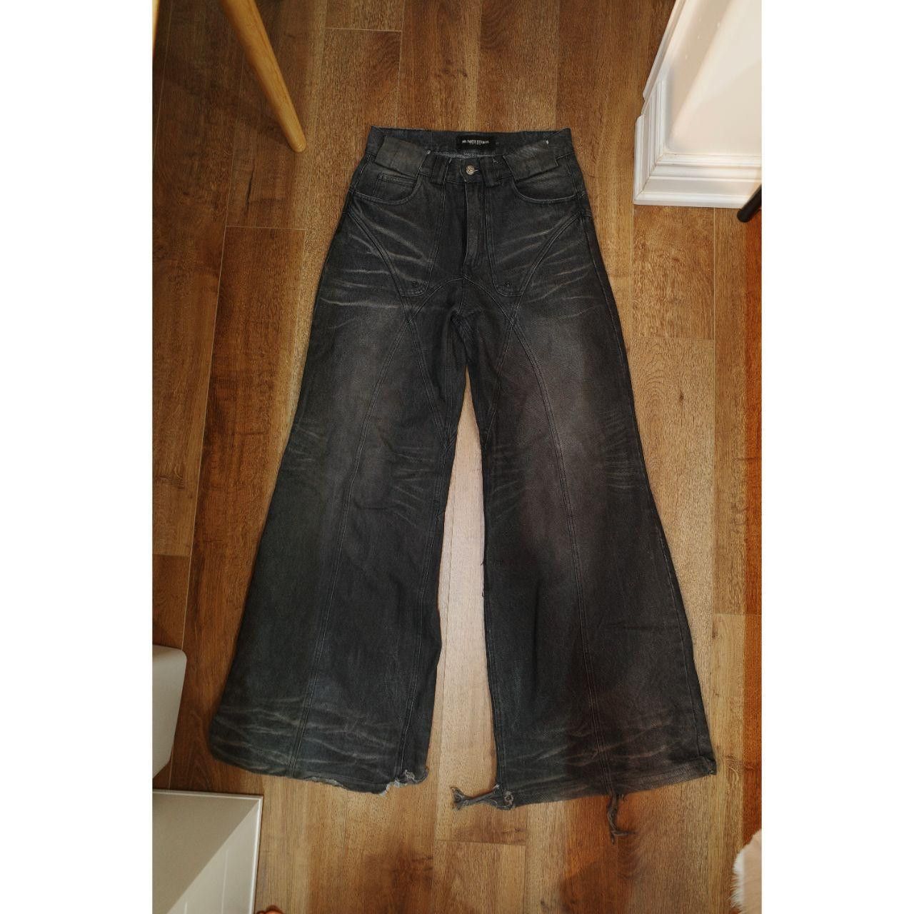 No Faith Studios SUN FADED DUNE BAGGY DENIM | Grailed