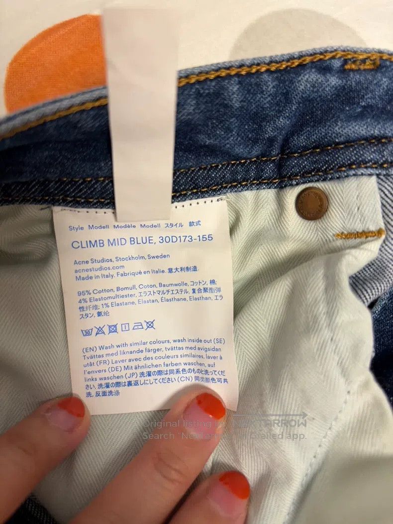 Acne Studios Acne Studios Jeans (Blue) Size US 26 / EU 42 - 7 Thumbnail