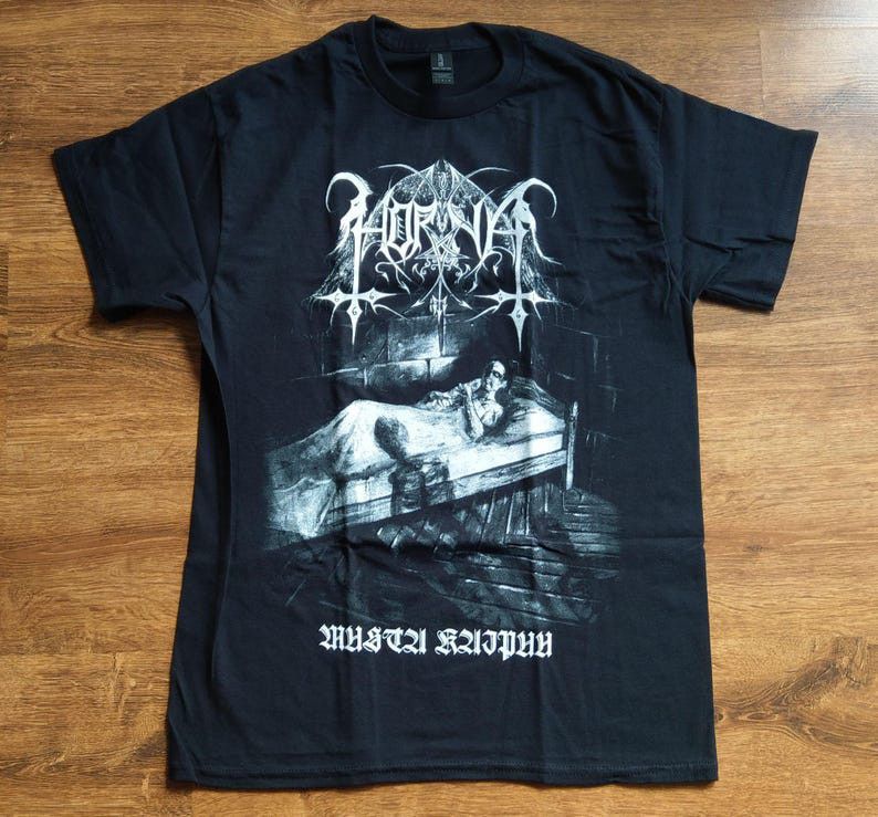 Gildan HORNA - Musta Kaipuu T-Shirt 2side Size US S / EU 44-46 / 1 - 2 Thumbnail