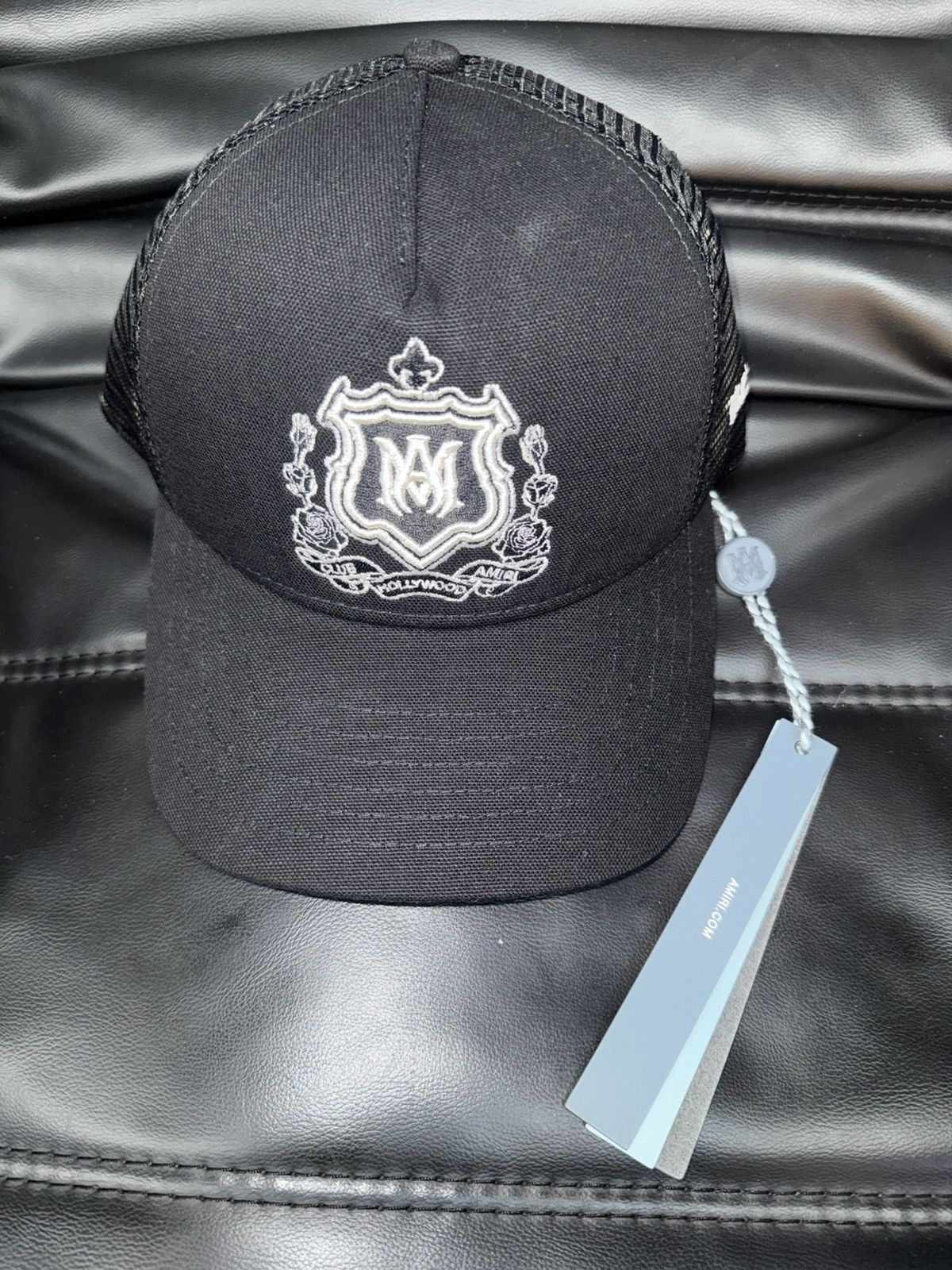 Amiri MA Crest Trucker Hat Size ONE SIZE - 2 Thumbnail