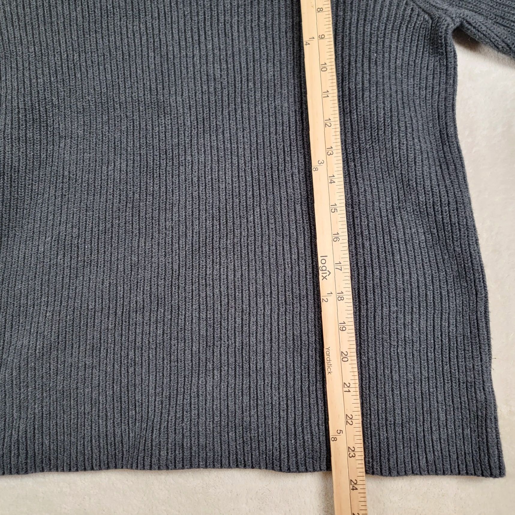 Ralph Lauren Lauren Ralph Lauren Women’s Blue Gray Snowflake Buttons Mock Neck Sweater Size S / US 4 / IT 40 - 5 Thumbnail