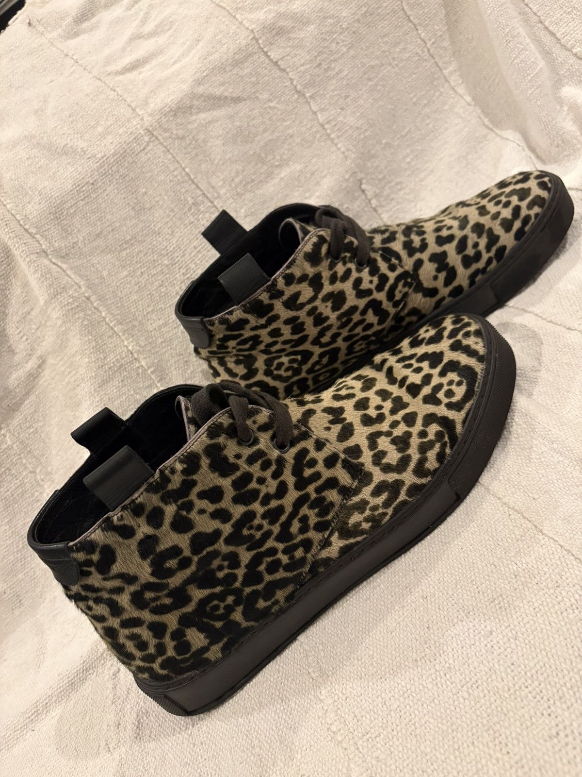 Yves Saint Laurent Size 41 US 8.5 YSL Saint Laurent Leopard Haircalf Sneakers Size US 8.5 / EU 41-42 - 3 Thumbnail