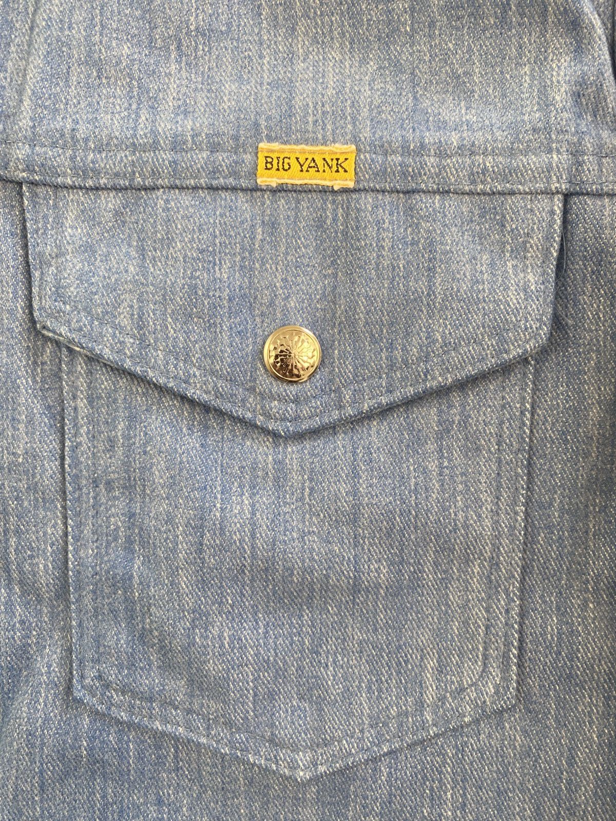 Other Big Yank Selvedge Denim Shirt with metal button Size US L / EU 52-54 / 3 - 5 Thumbnail