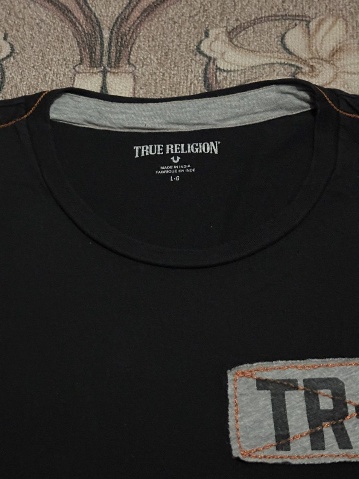 Designer × True Religion TRUE RELIGION Rare Design Style Long Sleeve T-Shirt Size US L / EU 52-54 / 3 - 3 Thumbnail