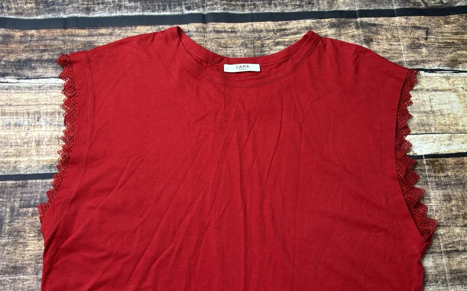 ZAPA Zapa Paris Top Womens Size 3 Large Sleeveless Italy Braid Size L / US 10 / IT 46 - 4 Thumbnail