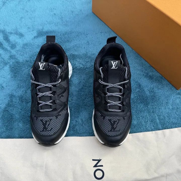 Louis Vuitton Louis Vuitton Black Mesh Casual Sneakers -2508 Size US 5 / EU 37 - 2 Thumbnail
