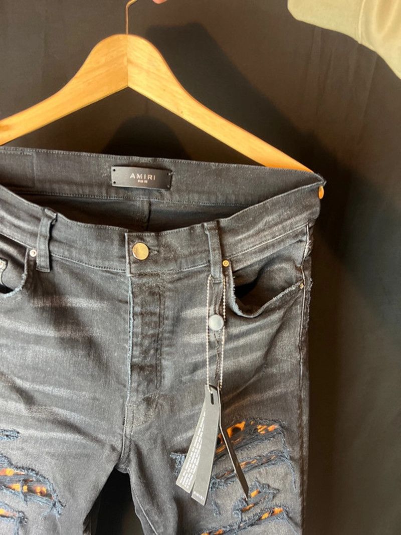 Amiri leopard black aged