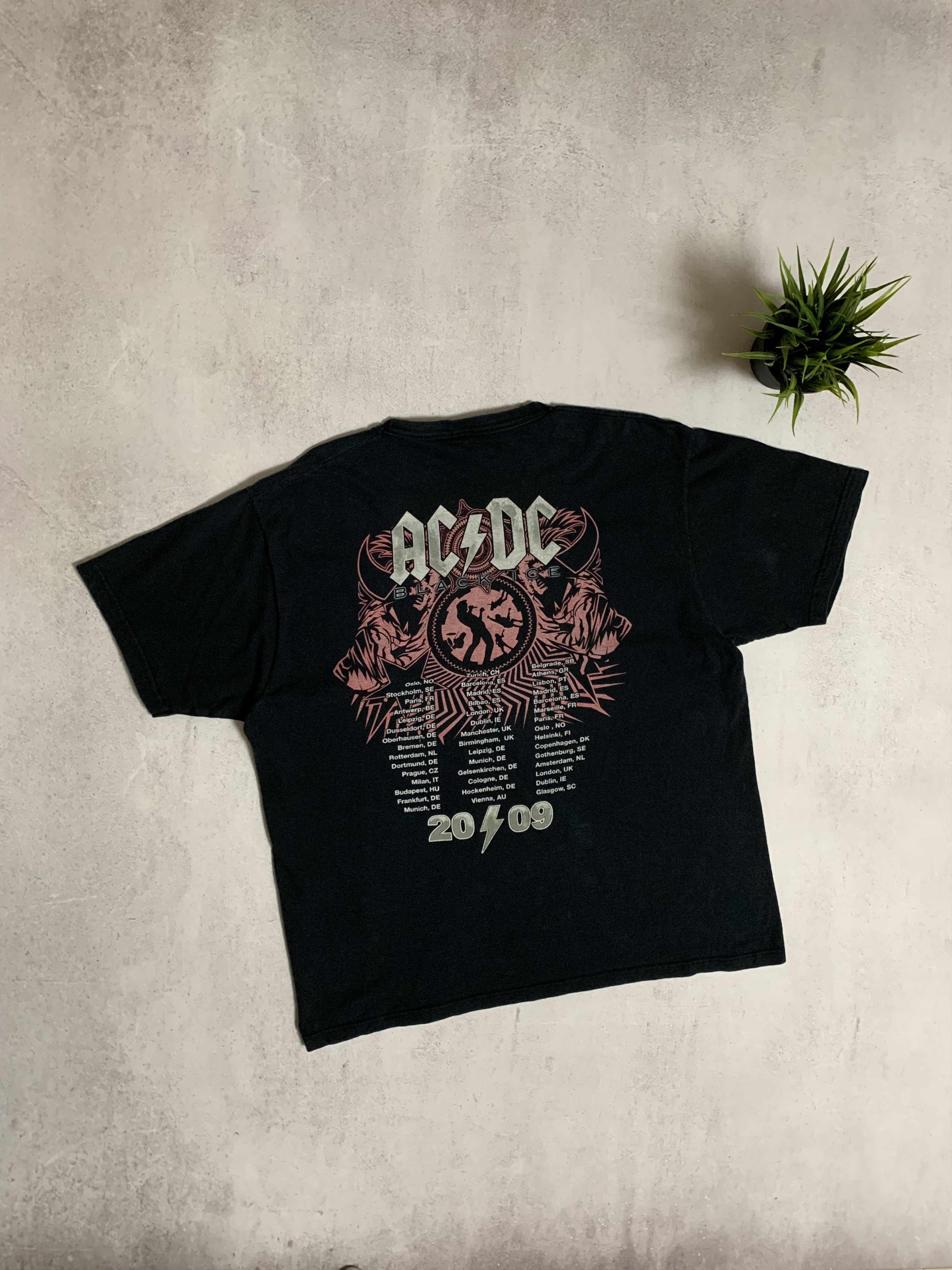 AC/DC × Vintage Vintage Ac/Dc Rock N Roll Train 2009 Tour T Shirt Tee Baggy Size US XL / EU 56 / 4 - 7 Thumbnail