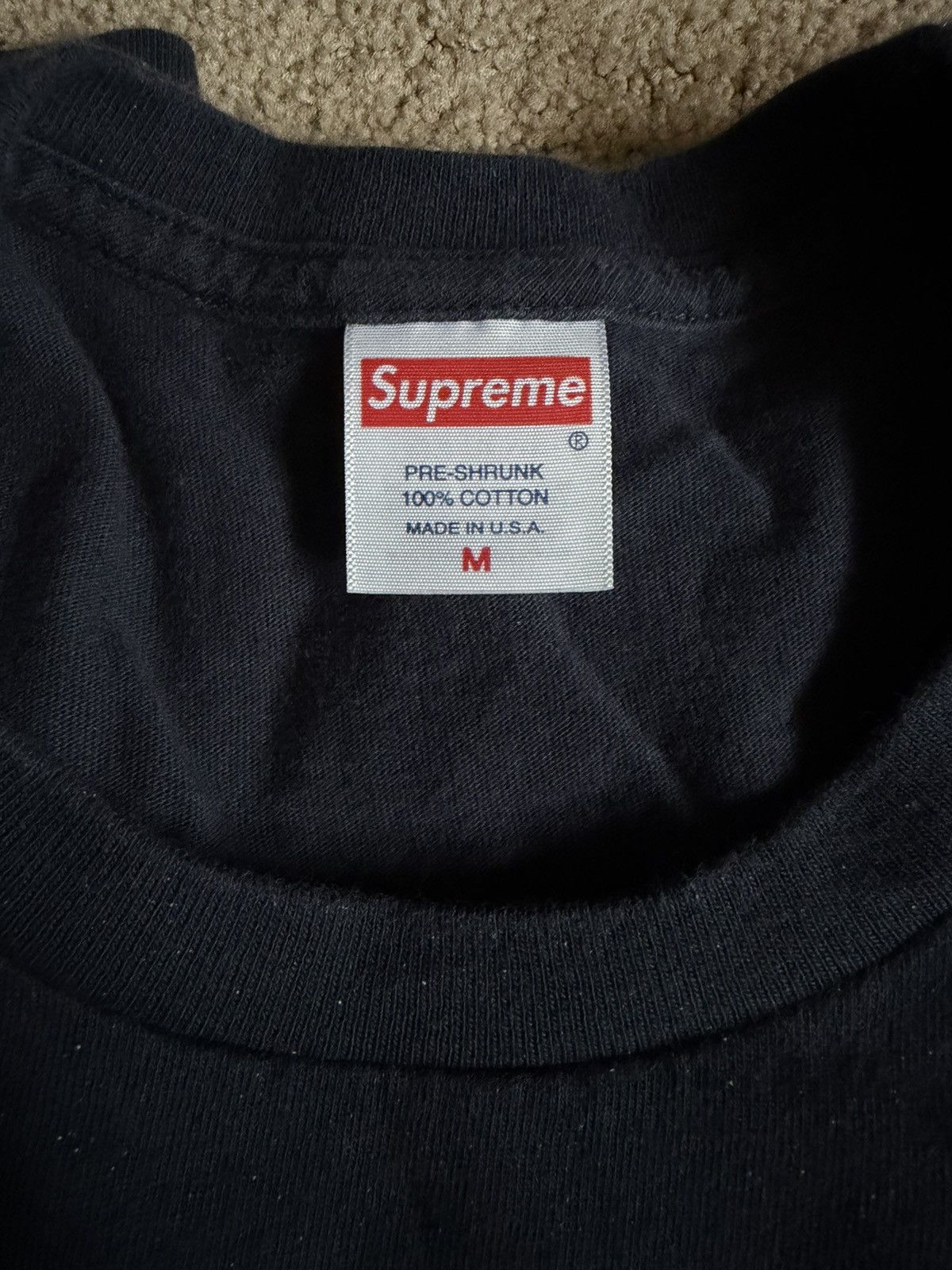 Supreme Supreme FW23 Hell Tee Navy Size Medium Size US M / EU 48-50 / 2 - 6 Thumbnail