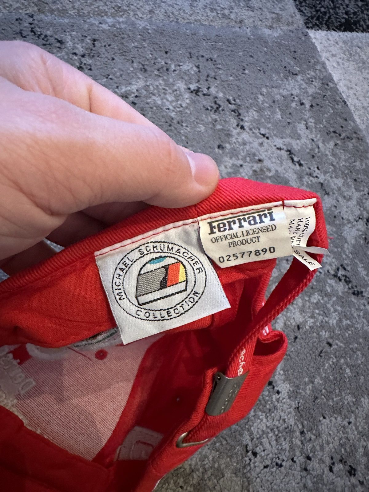 Ferrari Rare VTG Ferrari by Michael Schumacher Official Dekra Cap Size ONE SIZE - 7 Thumbnail