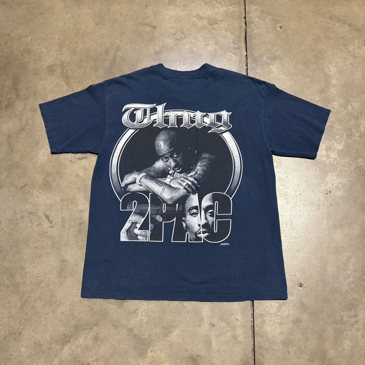 Rap Tees Vintage 2Pac Thug Life Rap Tee Graphic T shirt Y2K Mexican Size US XL / EU 56 / 4 - 9 Thumbnail