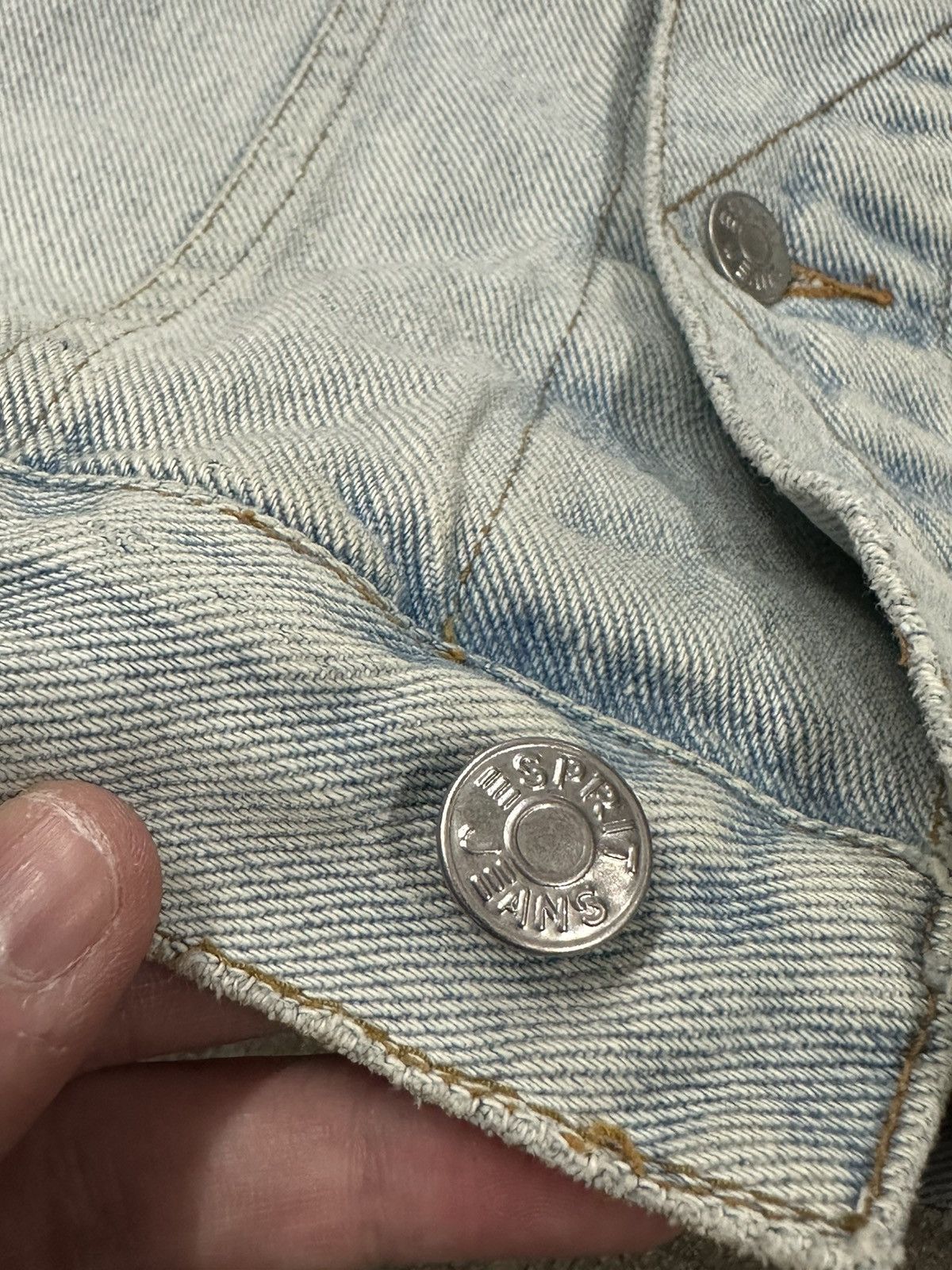 Esprit Vintage 90s Esprit Denim Button Up Vest Size M / US 6-8 / IT 42-44 - 5 Thumbnail