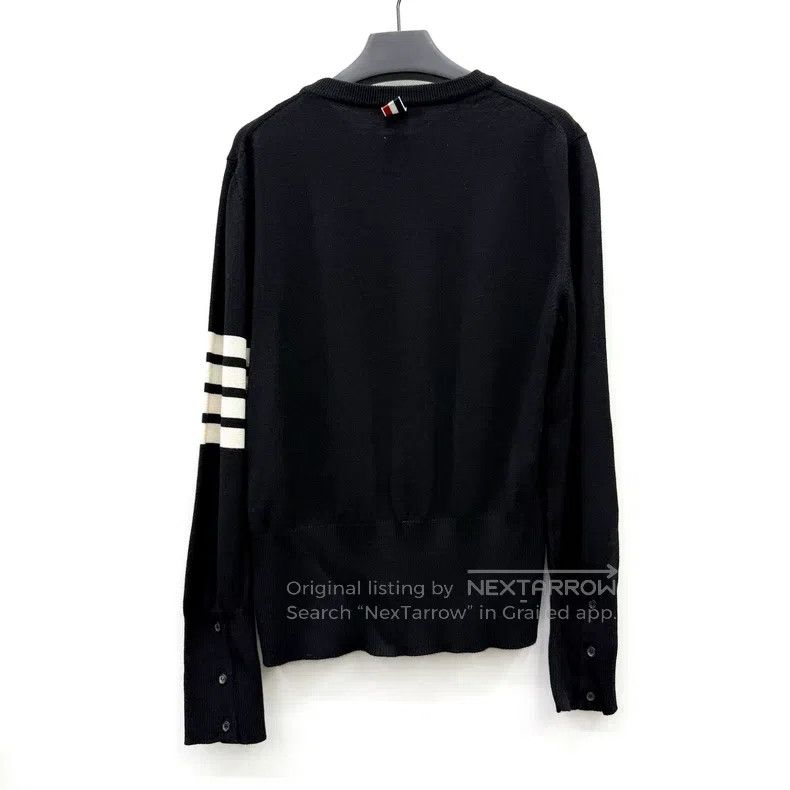 Thom Browne Thom Browne Matchstick man pattern merino wool knit sweate Size US L / EU 52-54 / 3 - 2 Thumbnail