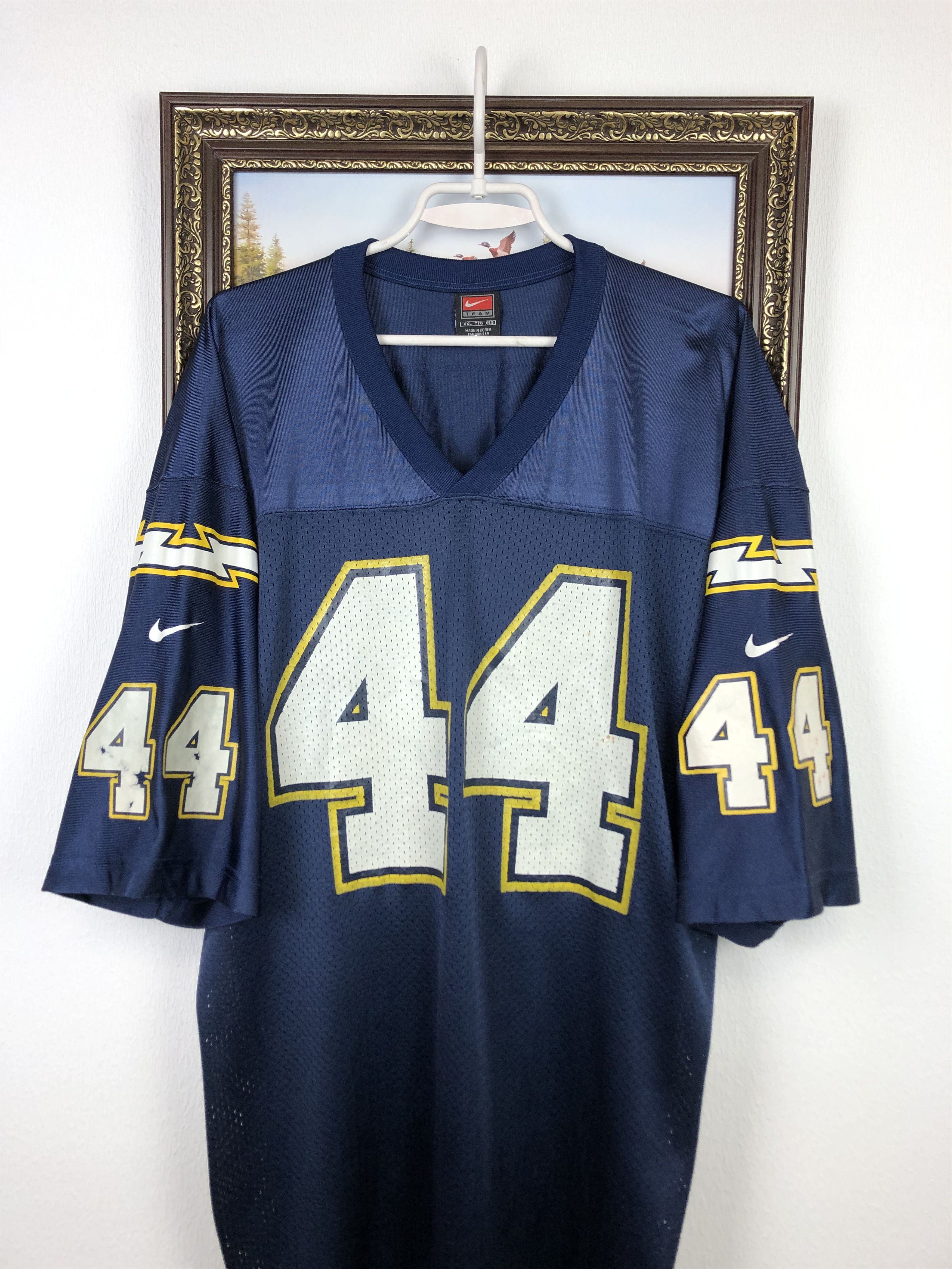 NFL Vintage 90's Nike San Diego Chargers #44 Mc Crary Jersey NFL Size US XXL / EU 58 / 5 - 2 Thumbnail