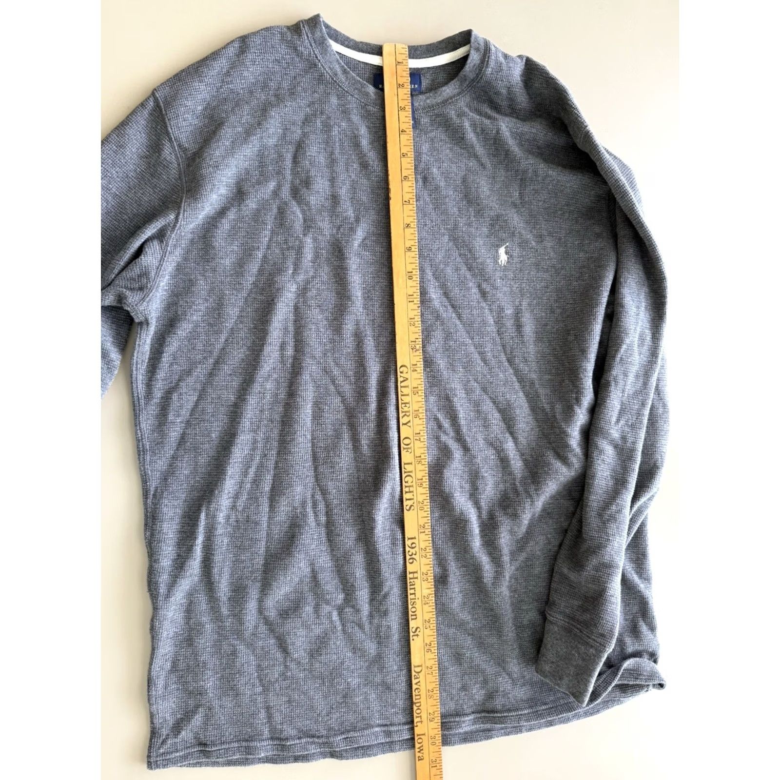 Polo Ralph Lauren Ralph Lauren Polo Long Sleeve Henley 2XL Cotton Knit Gray Classic Preppy Outdoor Shirt Mens Size US XXL / EU 58 / 5 - 6 Thumbnail