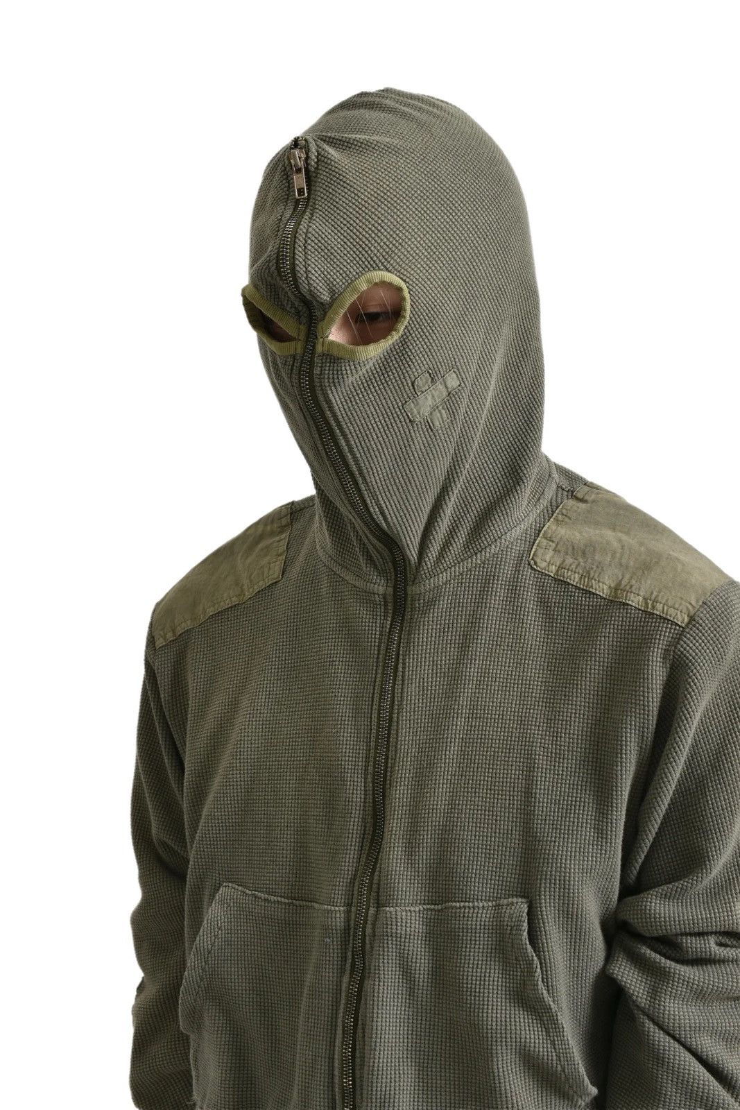 ［希少］PROJECT G/R ARMY ZIP HOODIE SIZE 1 Project G/R Reconstructed Folded Army Zip Hoodie (Dirty