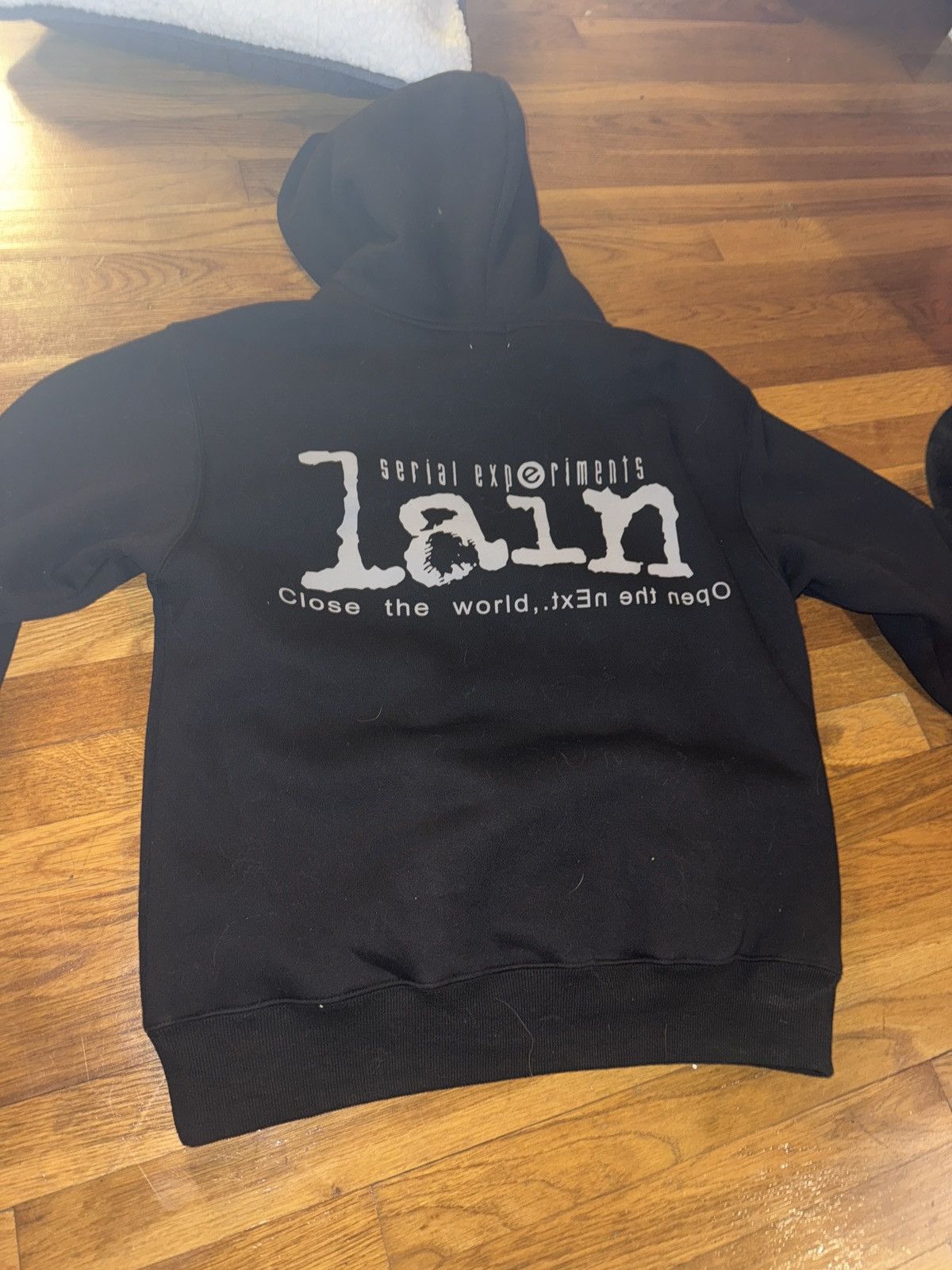Saru Workshop Serial Experiments Lain Hoodie exit the wired