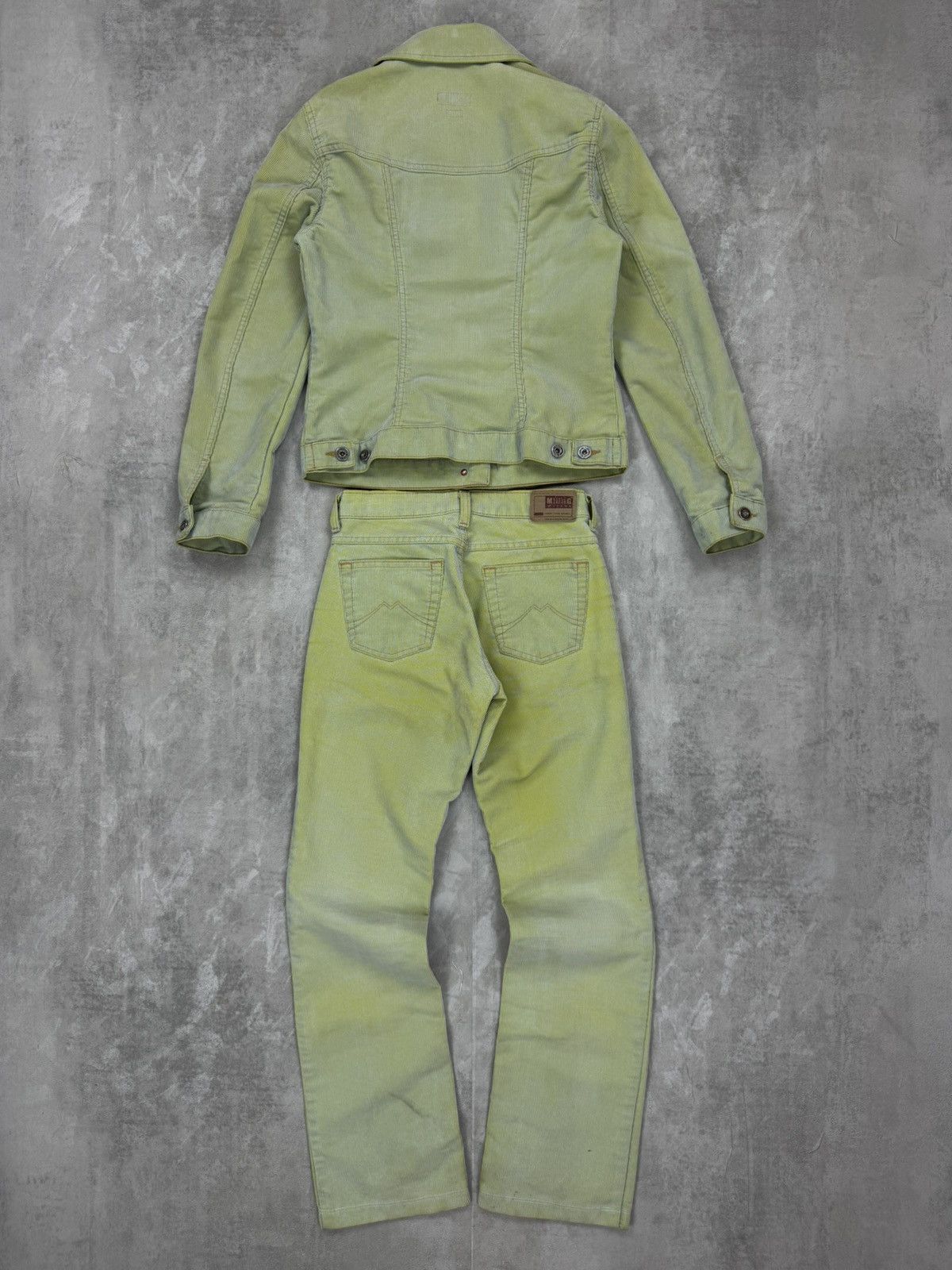 Mustang Vintage Mustang corduroy pants & jacket sets faded green Size M / US 6-8 / IT 42-44 - 9 Thumbnail