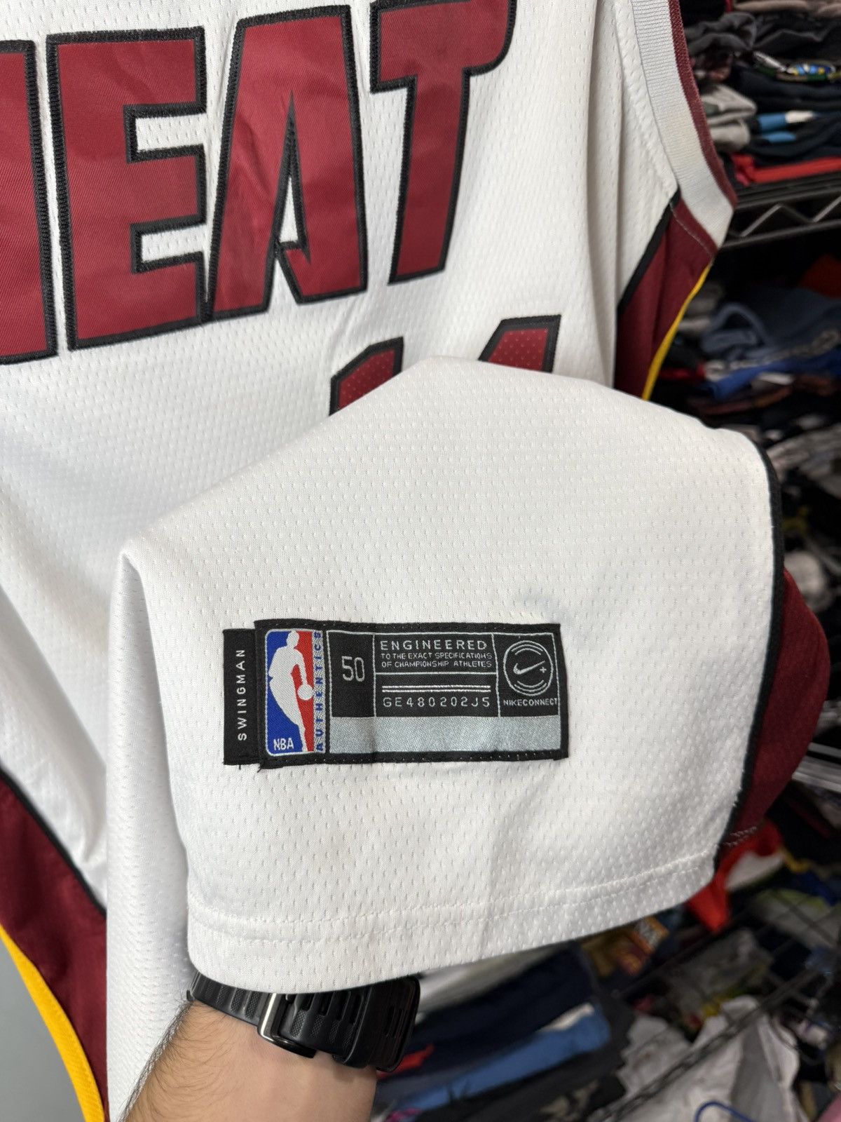 Nike Nike Heat Herro 14 NBA Basketball Jersey Sleeveless Size US L / EU 52-54 / 3 - 8 Thumbnail
