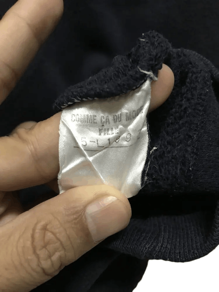 Japanese Brand Vintage Comme Ca Du Mode Fille by Five Fox Sweatshirts Size US L / EU 52-54 / 3 - 7 Thumbnail