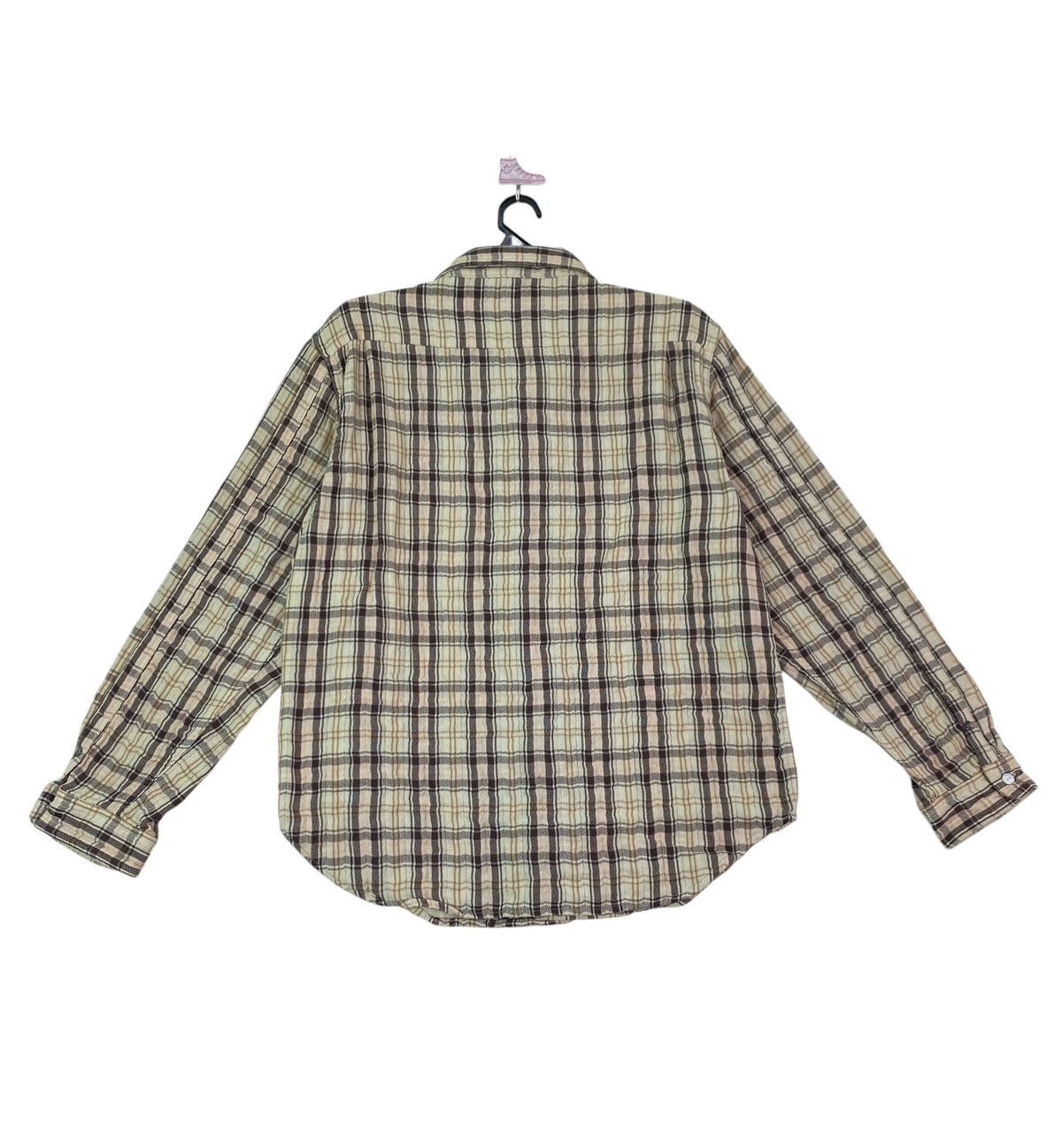 Japanese Brand × Vintage Vtg 90s Bootlegbooth japan checkered shirts button up Size US L / EU 52-54 / 3 - 5 Thumbnail