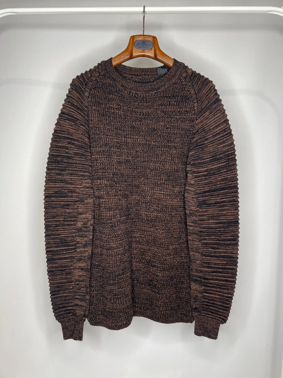 G-Star G-Star RAW Suzaki R Knit Tapered Brown Melange Sweater Size US L / EU 52-54 / 3 - 2 Thumbnail