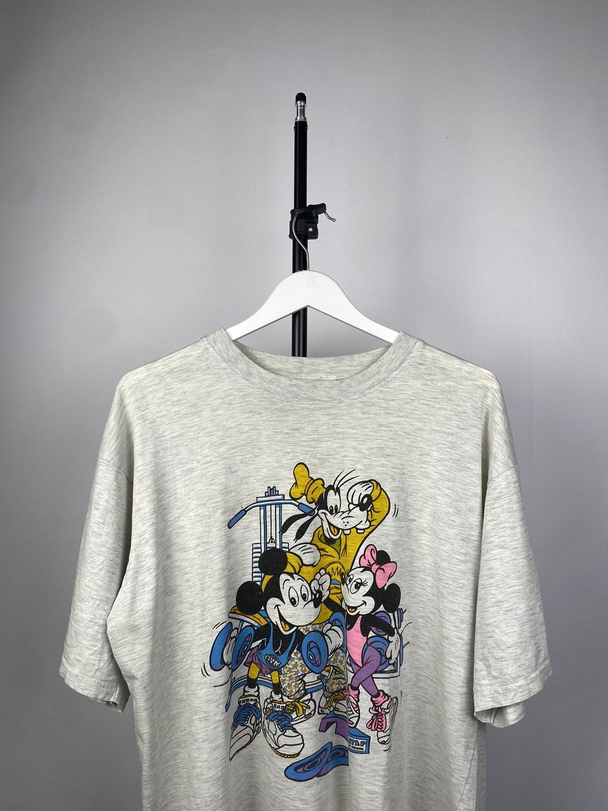 Disney × Vintage Vintage 90s Logo Team Gym Mickey Mouse T-shirt Size US L / EU 52-54 / 3 - 2 Thumbnail