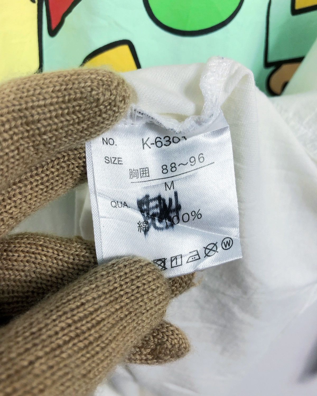 Anime Rare Vintage Crayon Shinchan Japan LS Tee Size US M / EU 48-50 / 2 - 10 Thumbnail