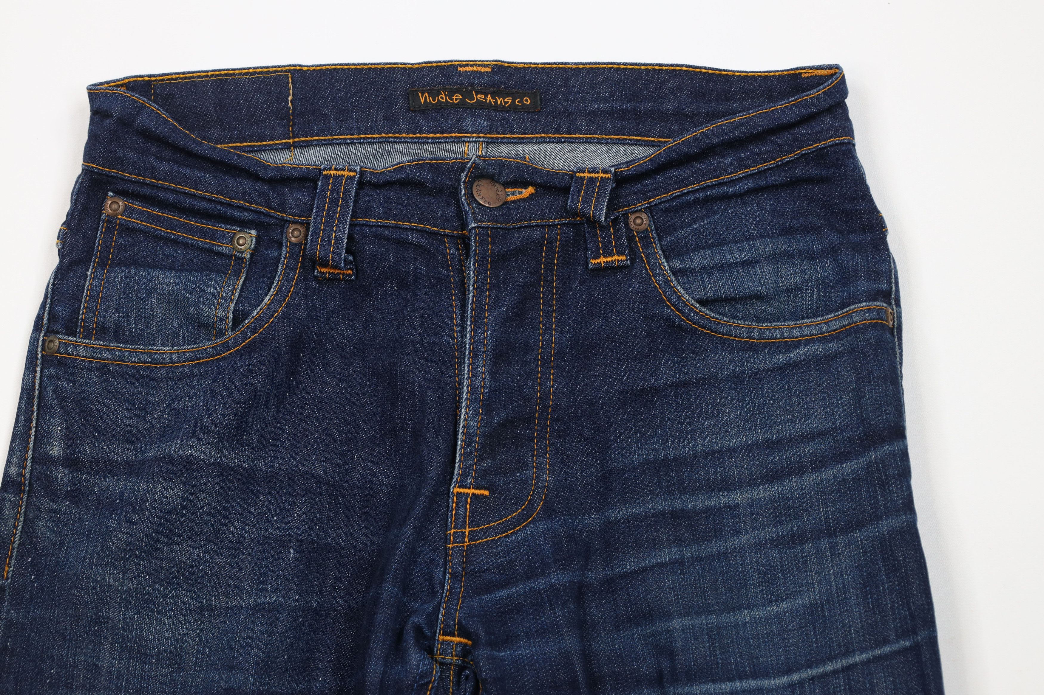 Nudie Jeans Nudie Jeans Co Average Joe Organic Cotton Button Fly Jeans Size US 30 / EU 46 - 2 Thumbnail