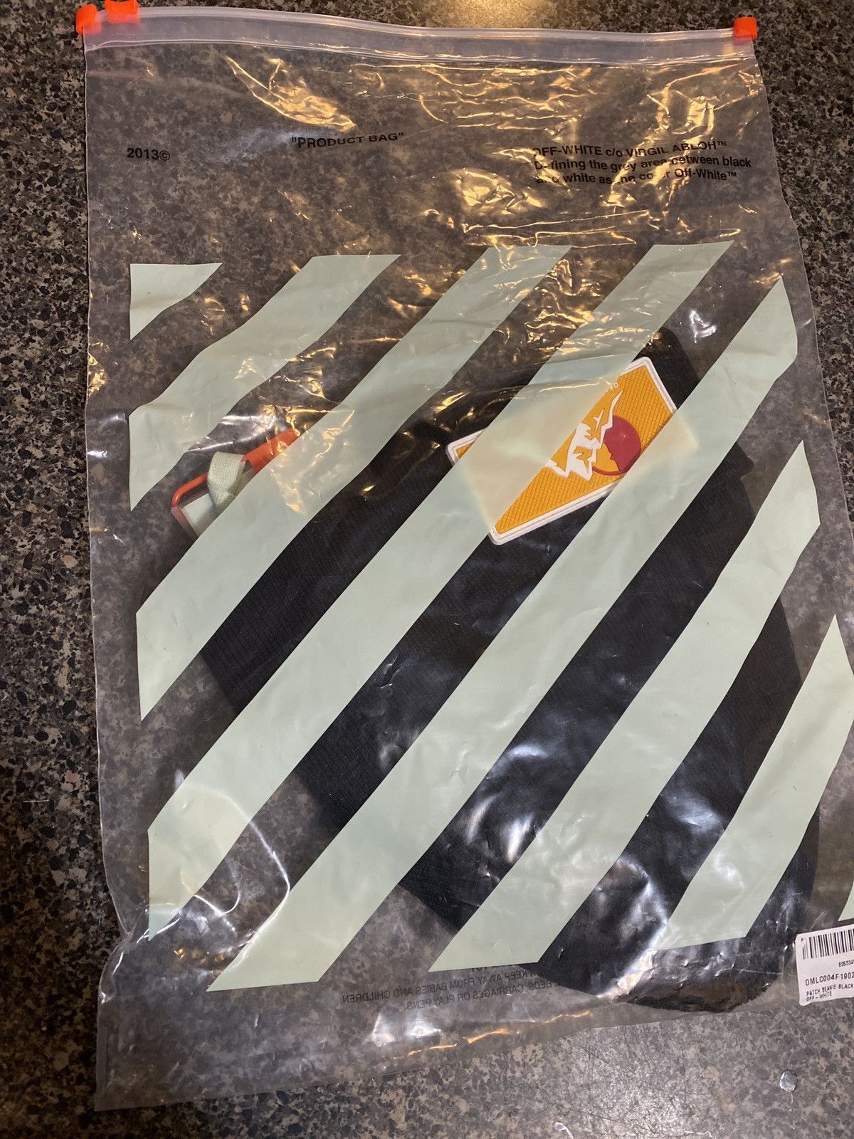 Off-White × Virgil Abloh Off-White Patch Beanie Black Size ONE SIZE - 3 Thumbnail