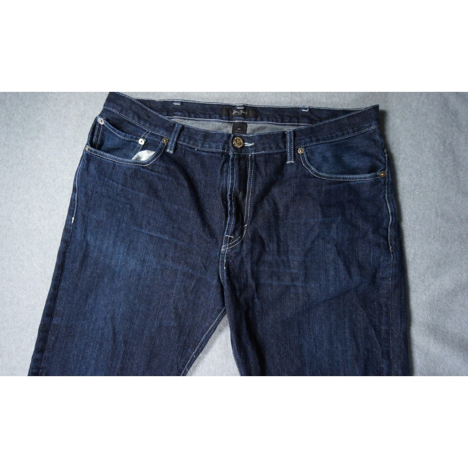Sean John Sean John Jeans 40x32 Denim Baggy 5-Pocket Mens Blue Hip Hop Y2K Cross Distressed Vintage: No Size US 40 / EU 56 - 7 Thumbnail