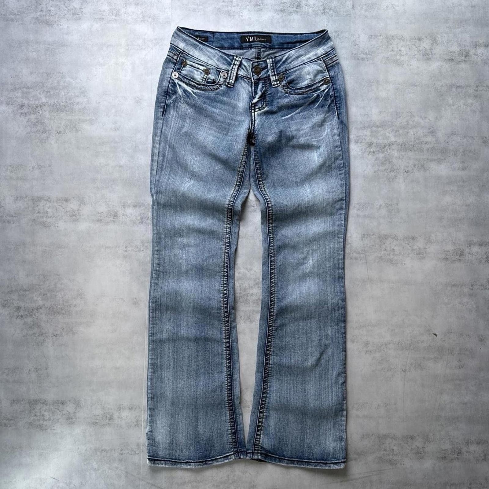 Other Y2K YMI Boot Cut Denim 00s Jeans Size 25" / US 0 / IT 36 - 2 Thumbnail