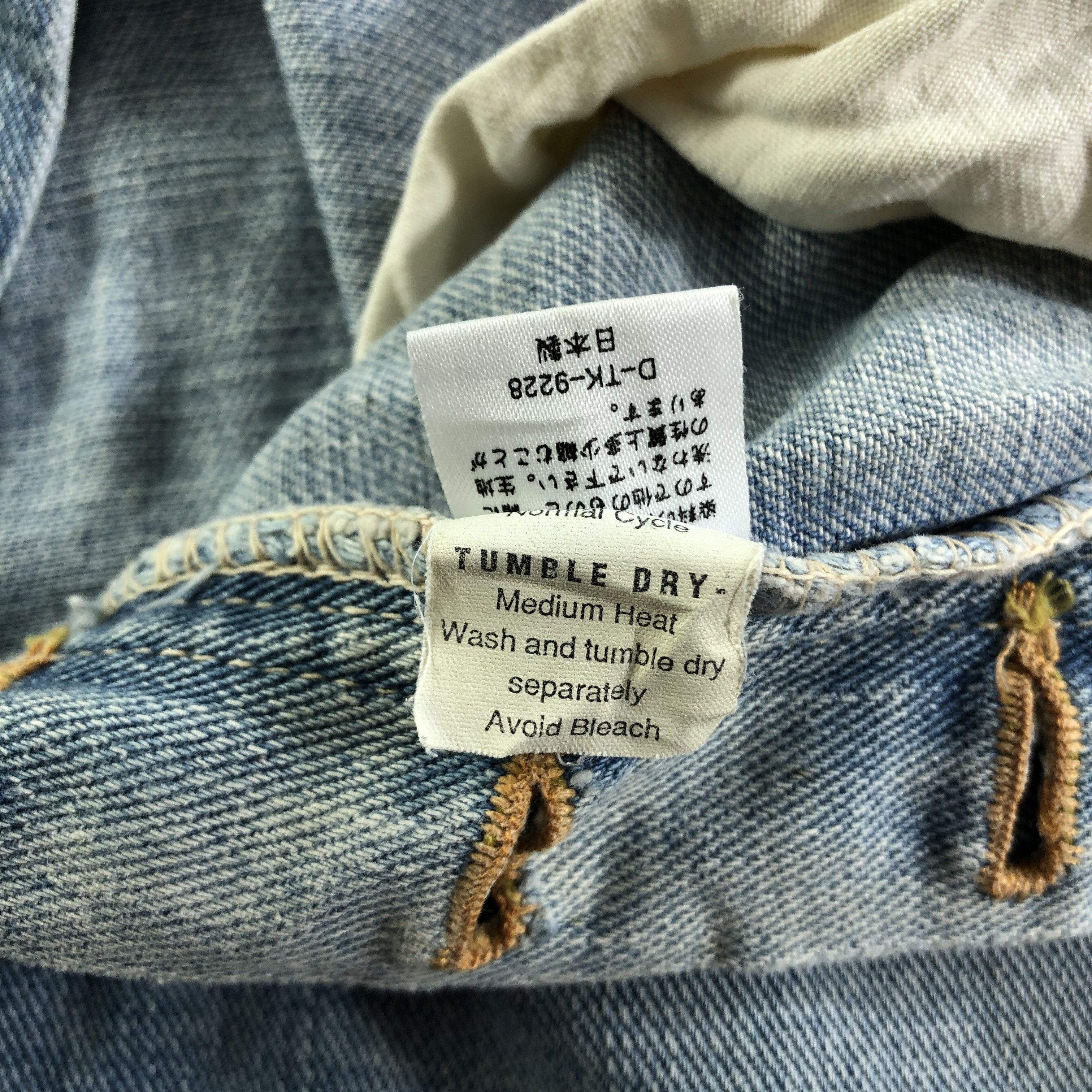 Lee Vintage Blue Wash Lee Riders Selvedge Jeans-JM3637 Size US 33 - 9 Thumbnail