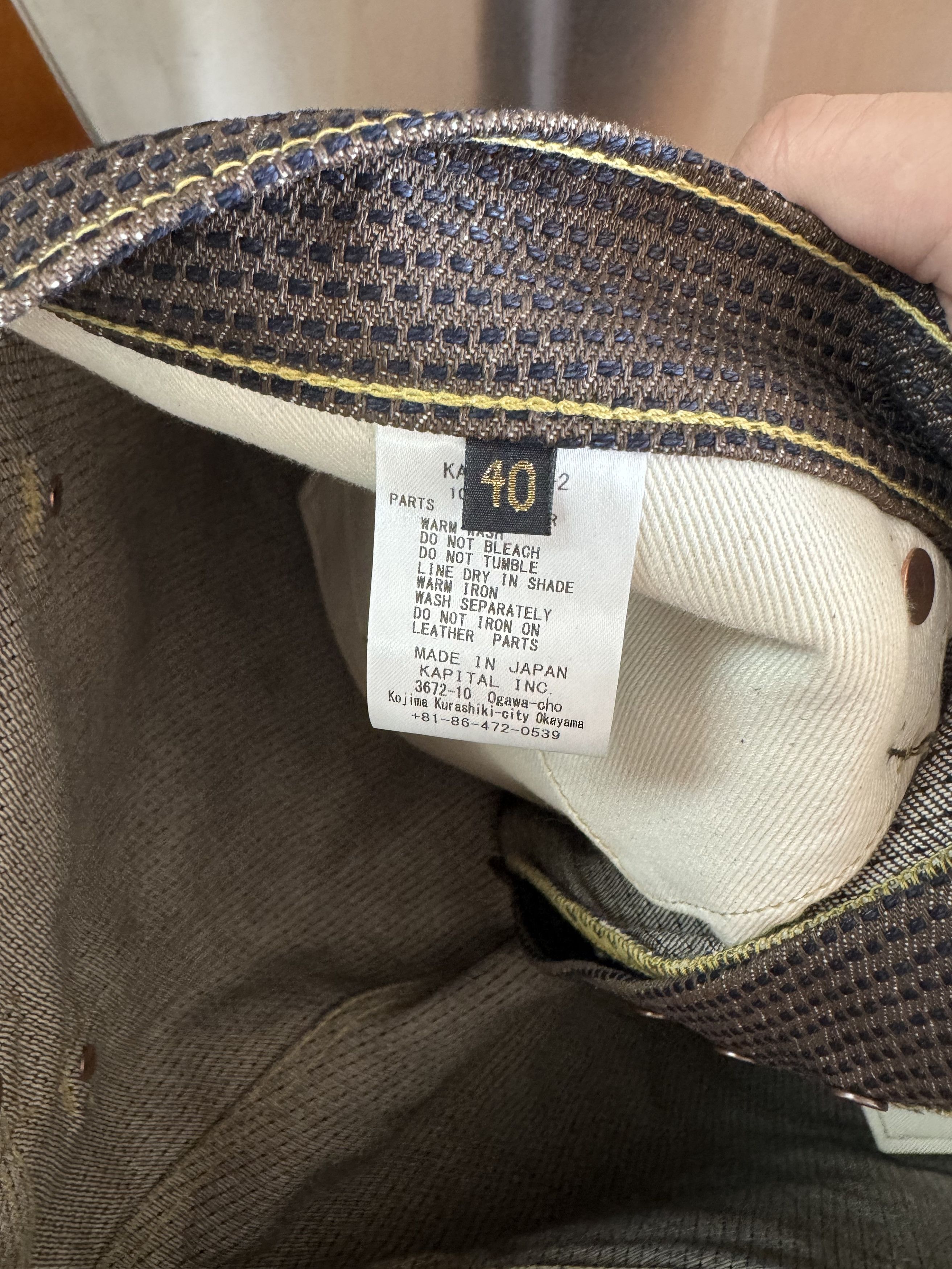 Kapital Kapital Century Denim 5P Monkey Cisco No. 5 Size US 40 / EU 56 - 3 Thumbnail
