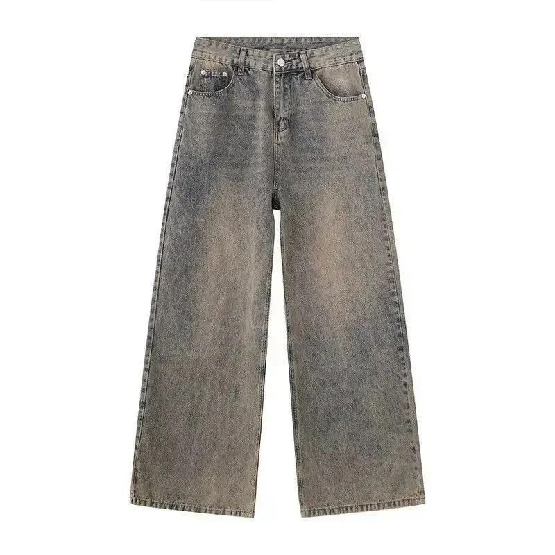 Japanese Brand Streetwear Washed Blue Wide Leg Jeans Trousers Y2k Size US 30 / EU 46 - 4 Thumbnail