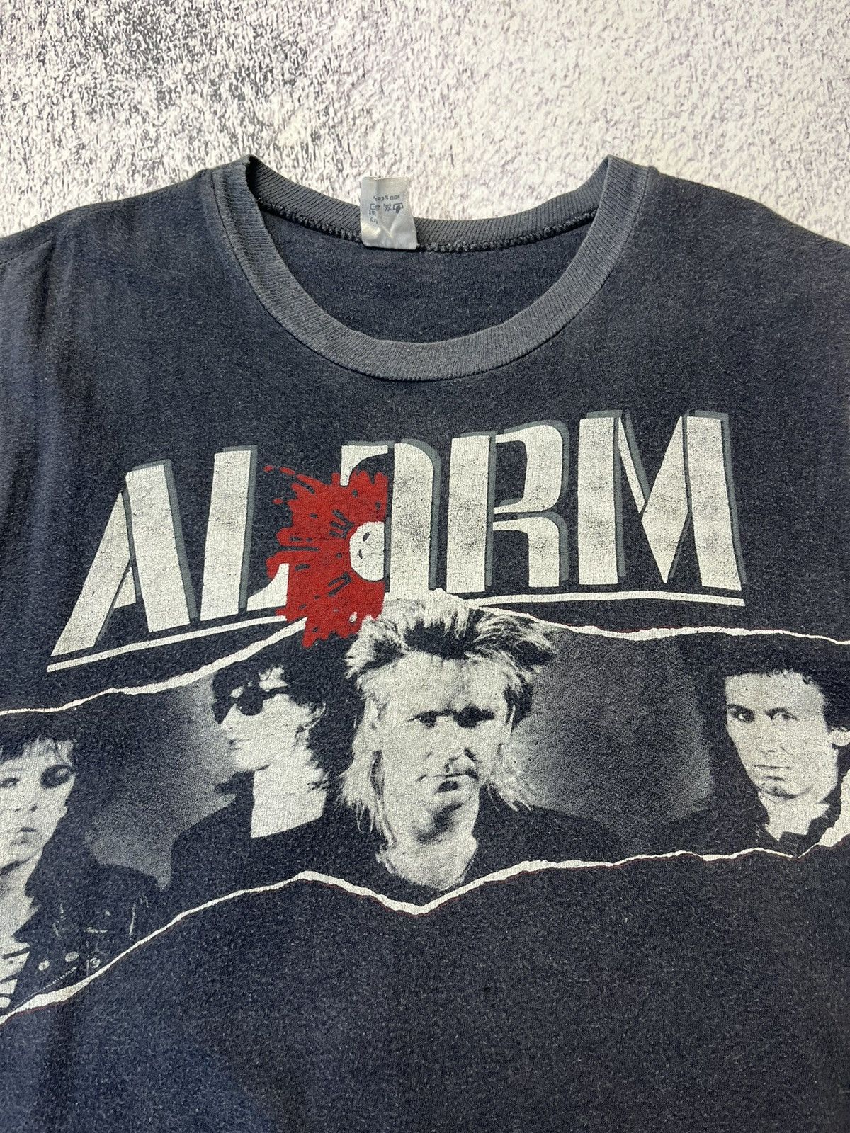 Band Tees RARE Vintage 1986 Alarm Spirit Of '86 In USA Band Tour Shirt Size US S / EU 44-46 / 1 - 9 Thumbnail