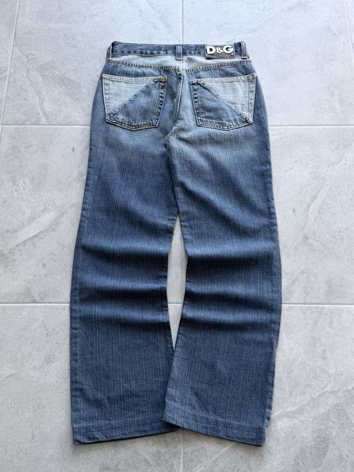 Dolce & Gabbana 2000s Dolce & Gabbana Washed Denim Jeans Size US 32 / EU 48 - 1 Thumbnail