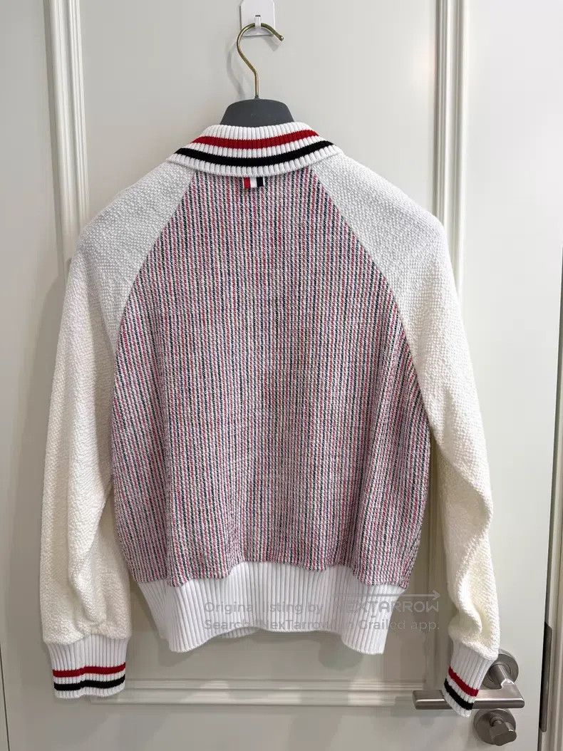 Thom Browne Thom Browne Contrast Striped Knit Blazer Size US M / EU 48-50 / 2 - 3 Thumbnail