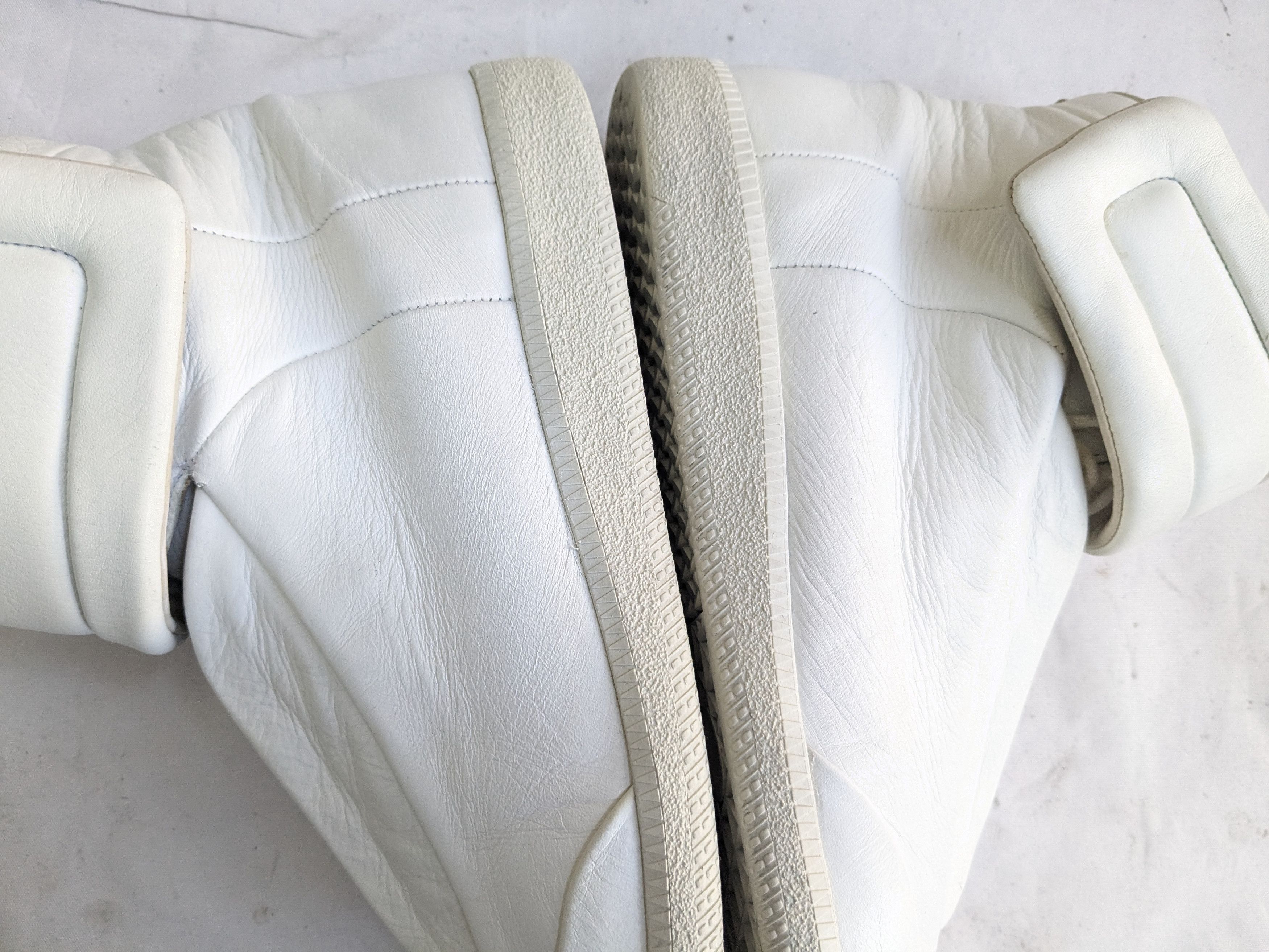 Maison Margiela Maison Margiela Future White 11 44 Leather High Tops Size US 11 / EU 44 - 9 Thumbnail
