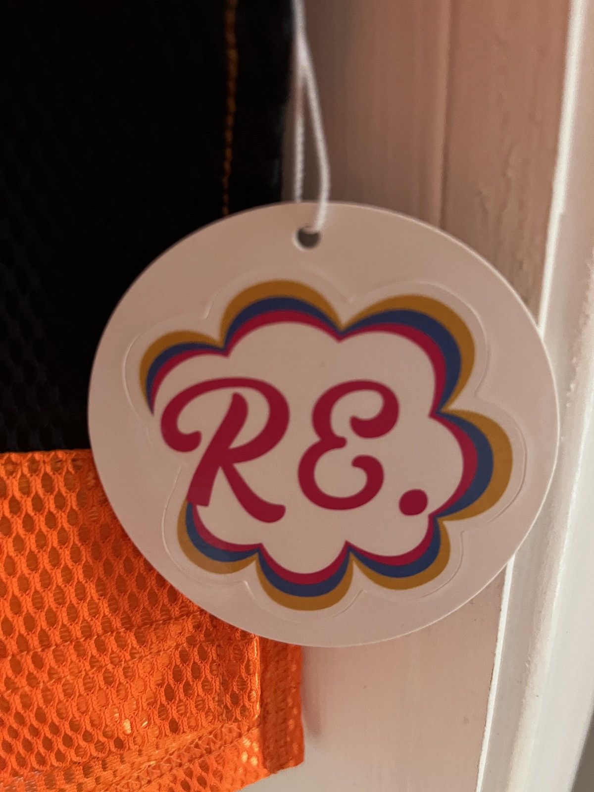 Japanese Brand NWT RE. Japanese Brand Safety Orange Super Kawaii Jersey OS Size ONE SIZE - 7 Thumbnail
