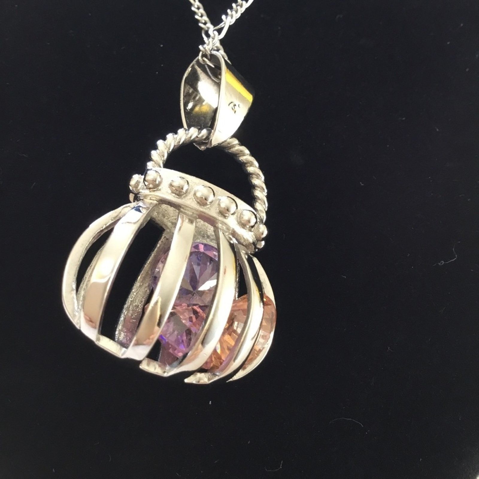 Other Adorable Purse with Crystals Necklace Size ONE SIZE - 1 Thumbnail