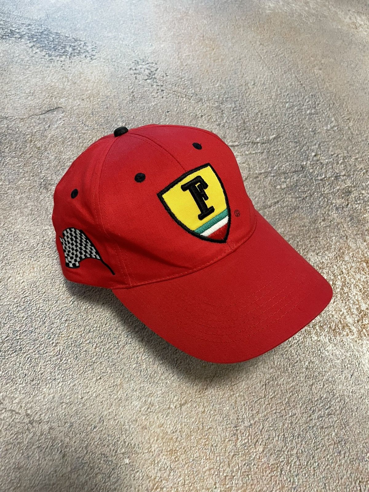Ferrari Vintage Ferrari Formula 1 Racing Cap Center Logo Size ONE SIZE - 1 Thumbnail