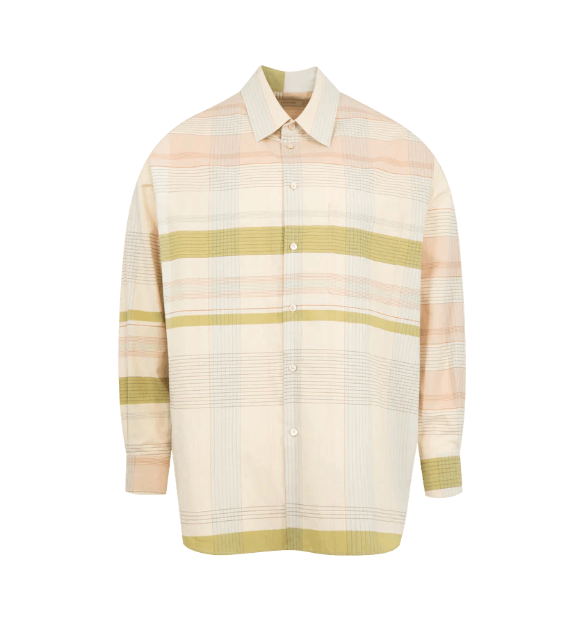 Lemaire o1h1sh11225 Relaxed Shirt in Multicolor Size US S / EU 44-46 / 1 - 1 Thumbnail