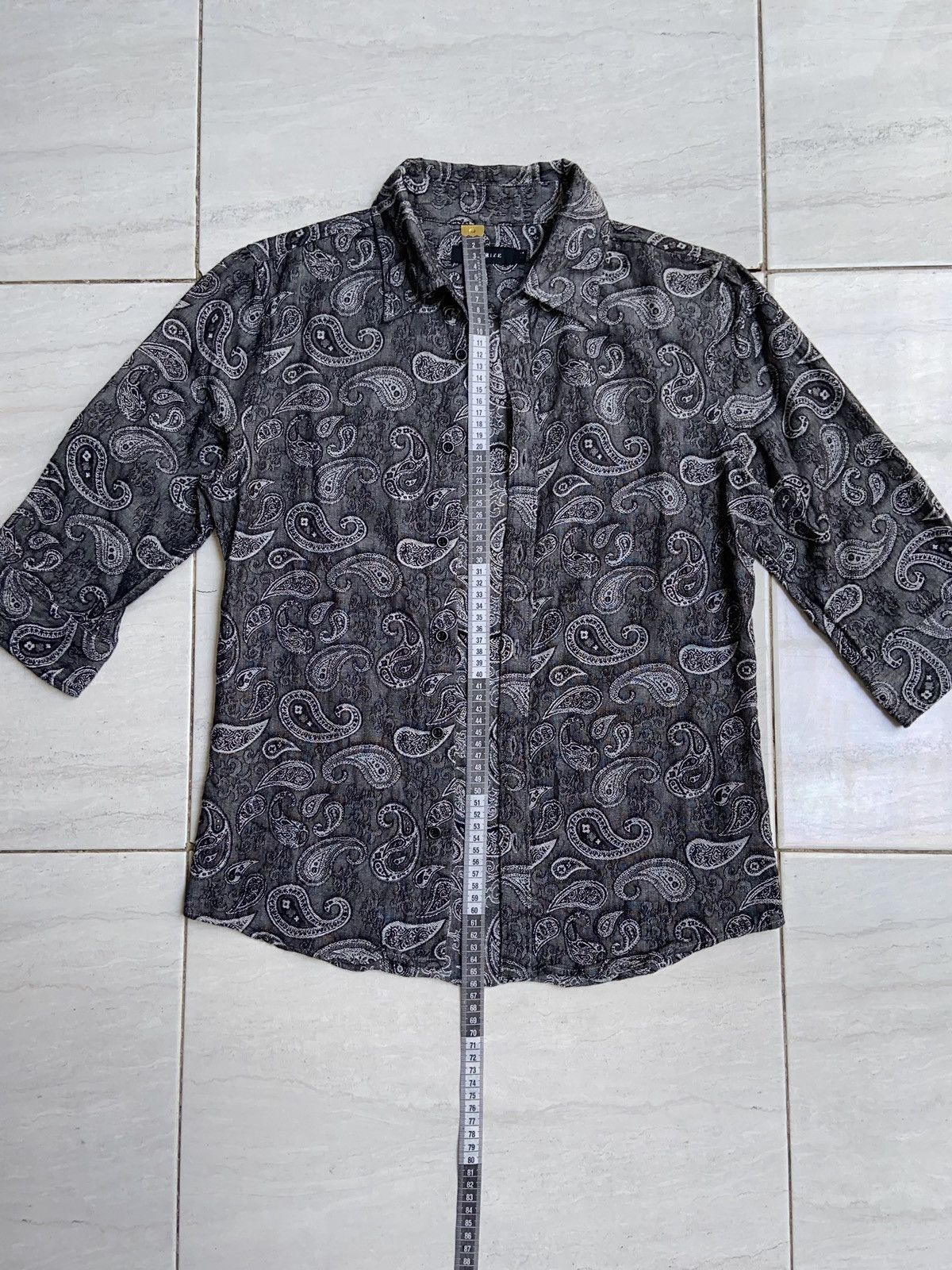 CIVARIZE CIVARIZE Grey Patterned Shirts/Outer Size US M / EU 48-50 / 2 - 2 Thumbnail