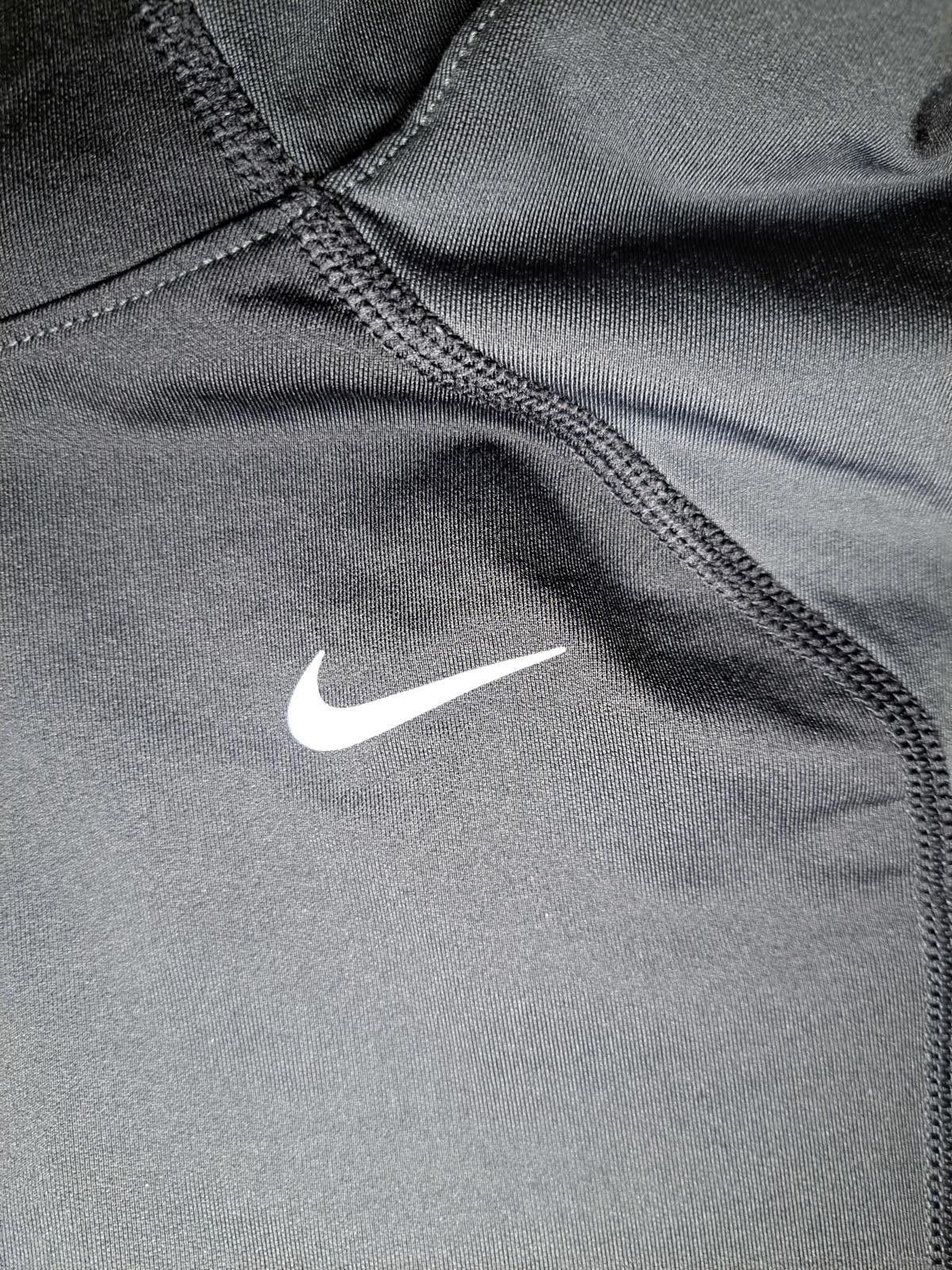 Nike Nike Activewear Dri Fit Sweater Mens Small Black Hoodie Size ONE SIZE - 4 Thumbnail