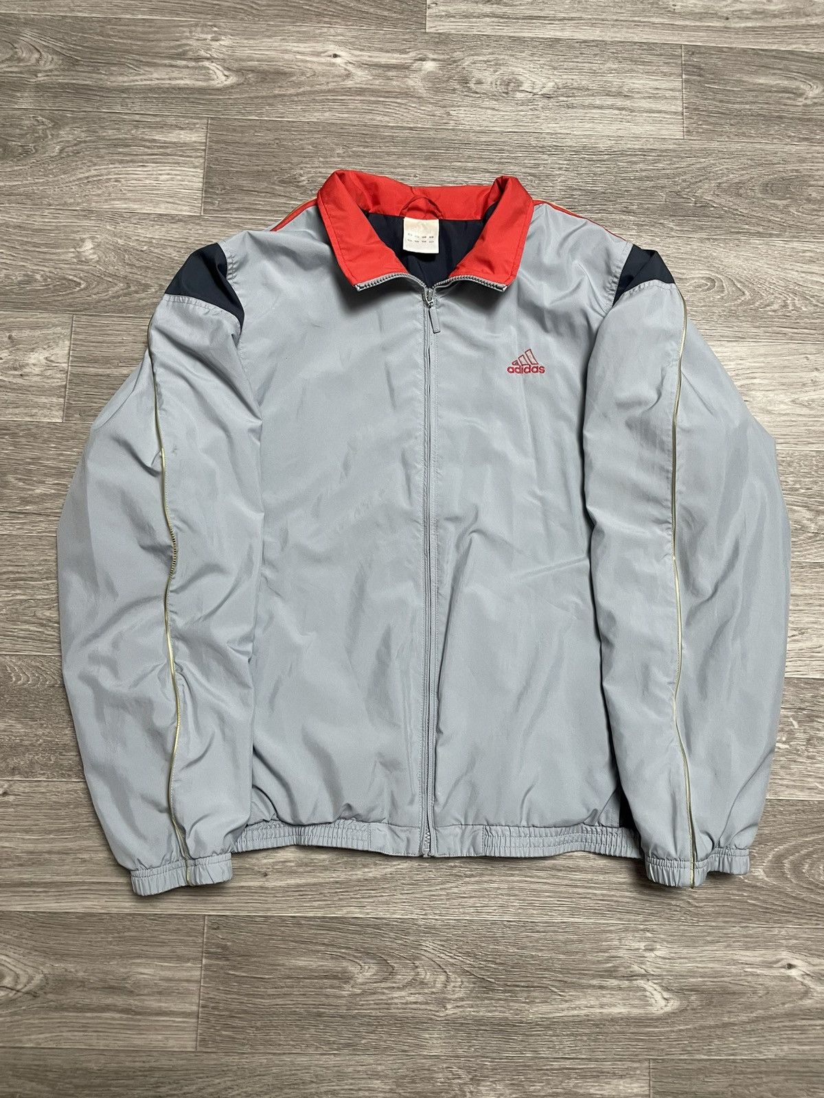 Adidas Vintage Adidas 3 Stripes Track Jacket 00s Size US XL / EU 56 / 4 - 1 Thumbnail