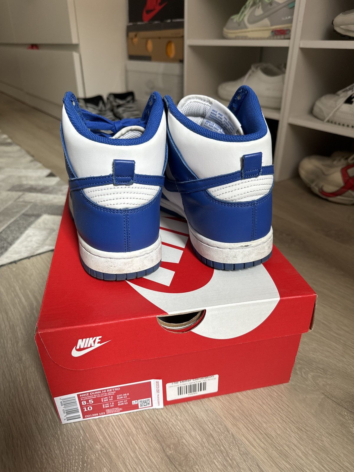 Nike Dunk Hi Kentucky Blue
