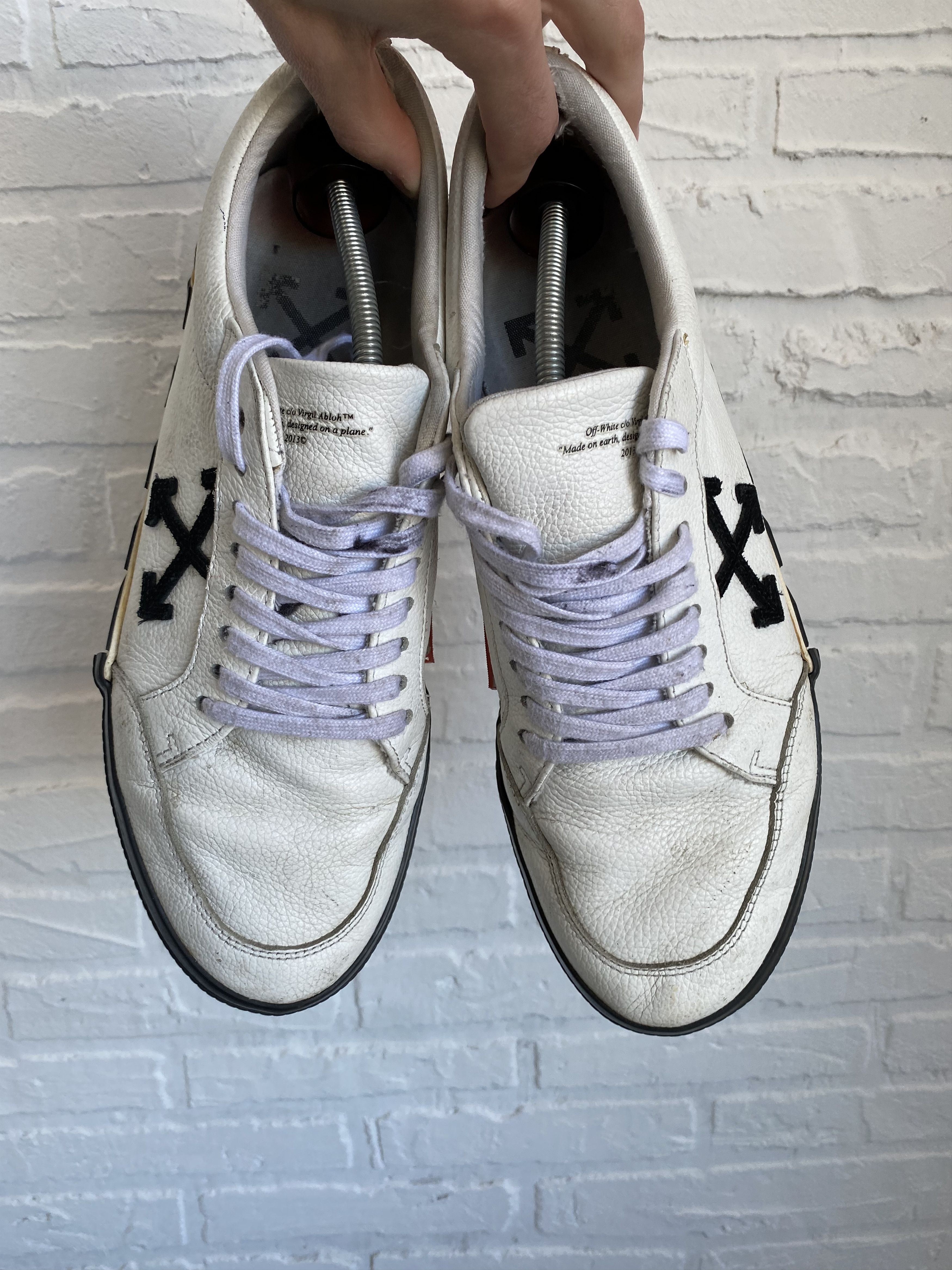 Off-White Off-white vulcanized leather sneakers Size US 10 / EU 43 - 5 Thumbnail