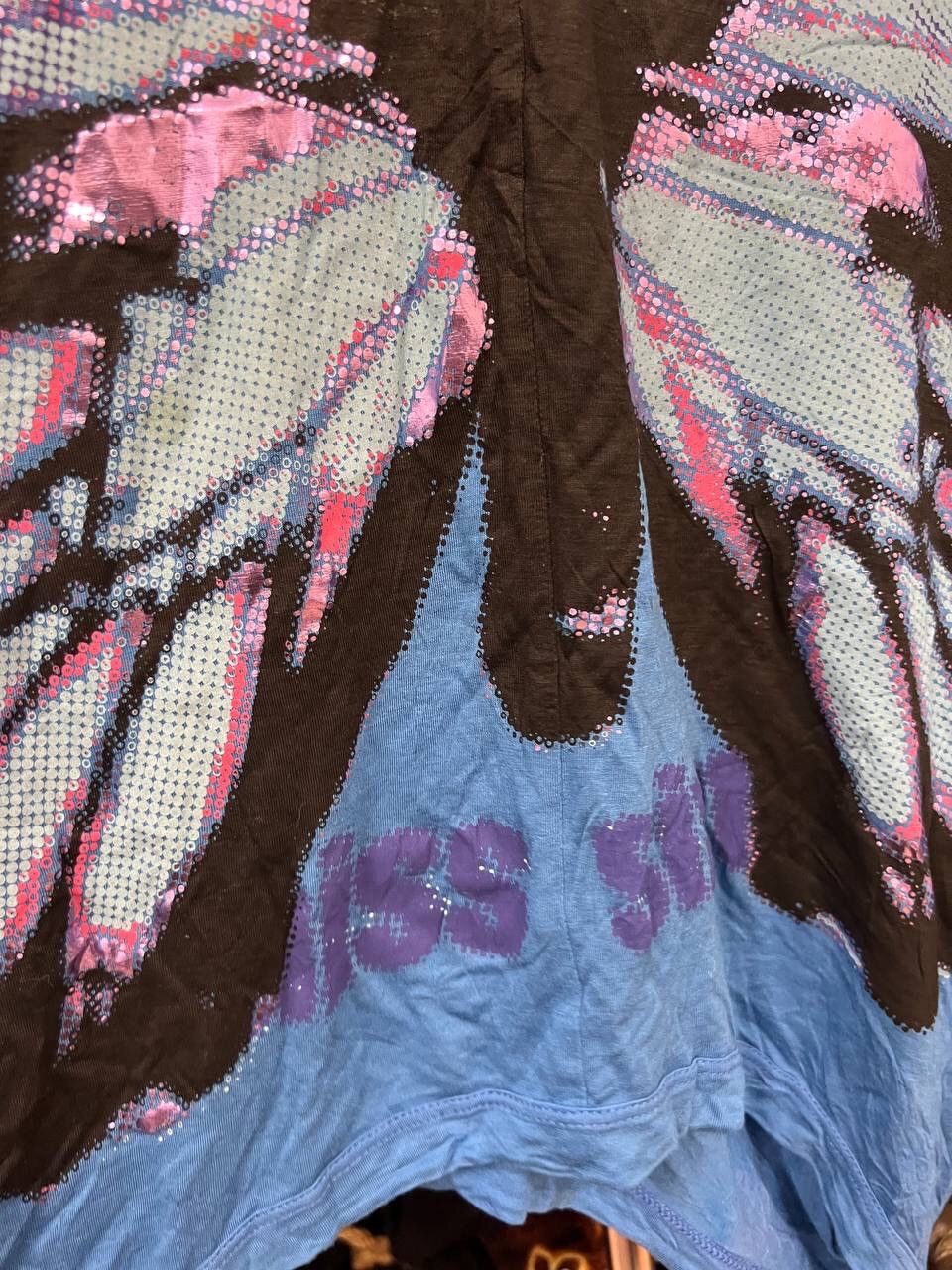Miss Sixty Y2K Overprint Miss Sixty Avant Garde Blouse Size M / US 6-8 / IT 42-44 - 7 Thumbnail