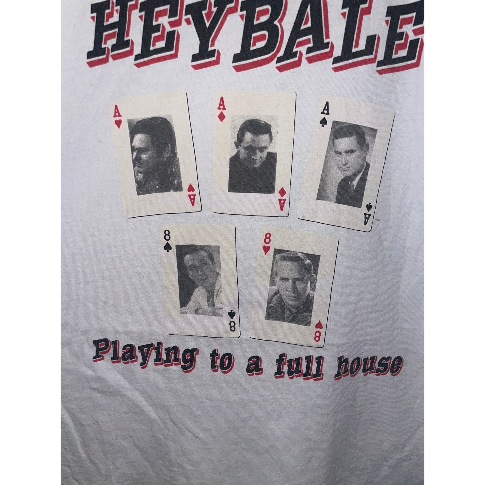 Fruit Of The Loom Vintage Heybale Shirt Playing To A Full House Country Band L Size US L / EU 52-54 / 3 - 5 Thumbnail